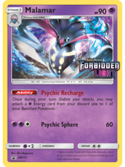 Pokemon Malamar (Prerelease) (SM117) Lightly Played Holofoil