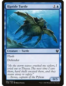 Magic: The Gathering Riptide Turtle (61) Near Mint