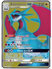 Pokemon Salamence GX (SM139) Lightly Played Holofoil
