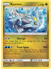 Pokemon Kyurem (SM142) Lightly Played Holofoil
