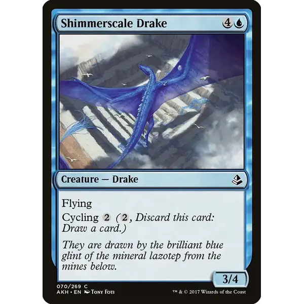 Magic: The Gathering Shimmerscale Drake (070) Near Mint