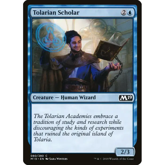 Magic: The Gathering Tolarian Scholar (080) Near Mint