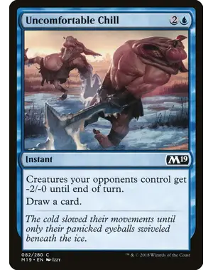 Magic: The Gathering Uncomfortable Chill (082) Near Mint