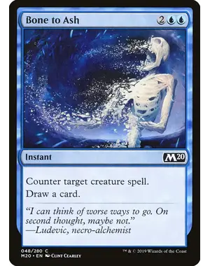 Magic: The Gathering Bone to Ash (048) Near Mint