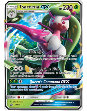 Pokemon Tsareena GX (SM56) Lightly Played Holofoil