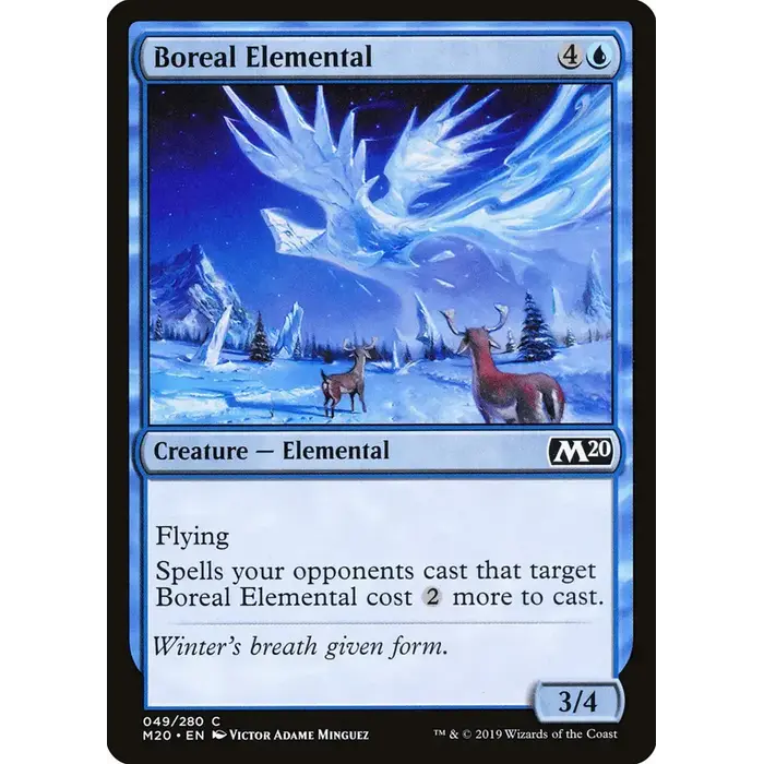 Magic: The Gathering Boreal Elemental (049) Near Mint