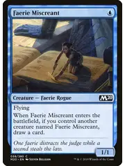 Magic: The Gathering Faerie Miscreant (058) Near Mint