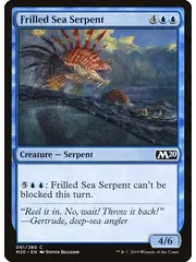 Magic: The Gathering Frilled Sea Serpent (061) Near Mint