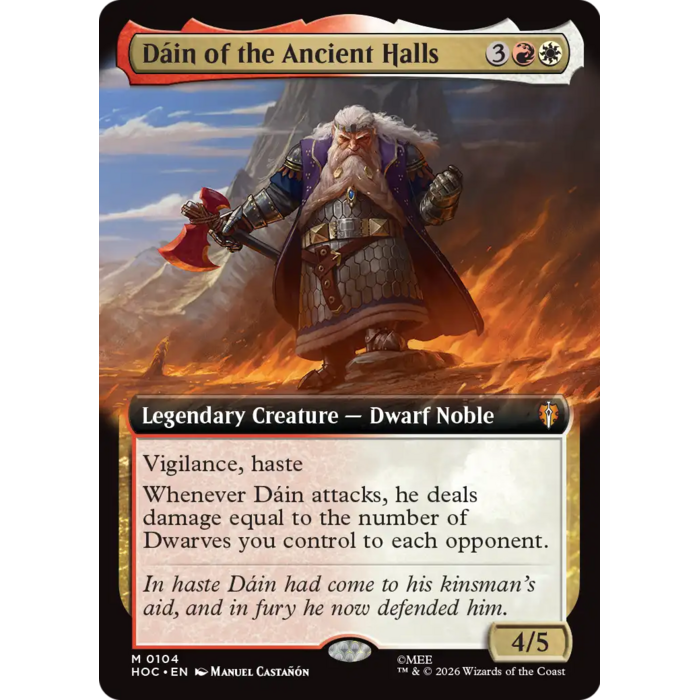 Magic: The Gathering Dain of the Ancient Halls (Extended Art) (104) Near Mint