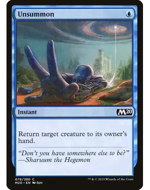 Magic: The Gathering Unsummon (078) Near Mint