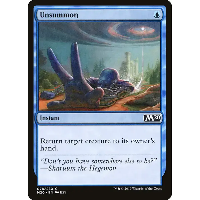 Magic: The Gathering Unsummon (078) Near Mint