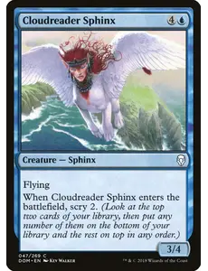 Magic: The Gathering Cloudreader Sphinx (047) Near Mint