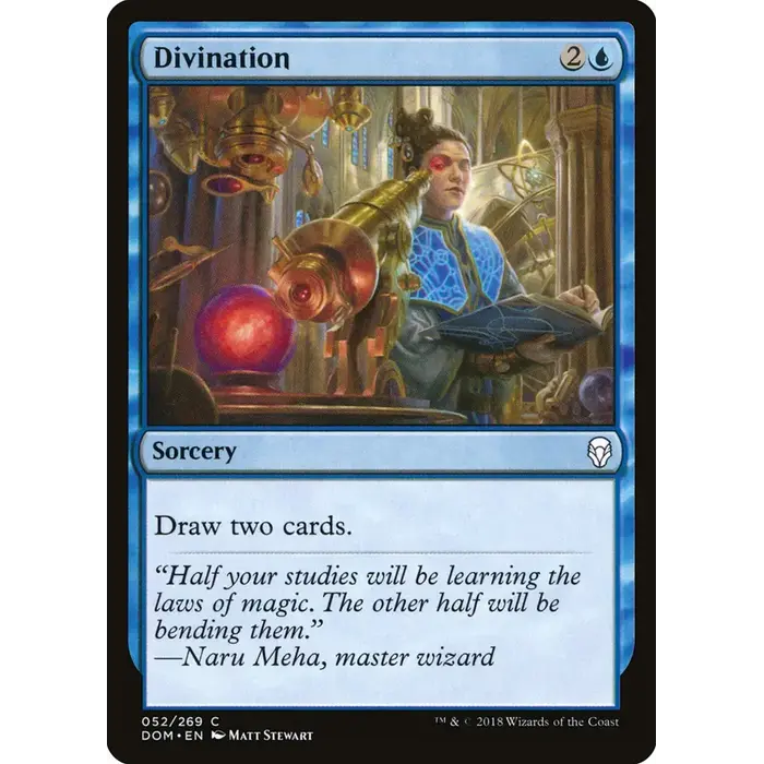 Magic: The Gathering Divination (052) Near Mint