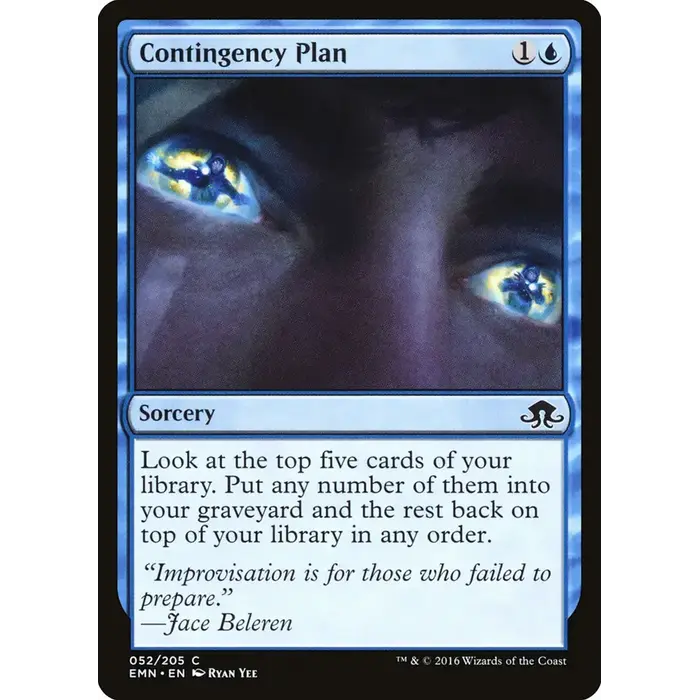 Magic: The Gathering Contingency Plan (052) Near Mint