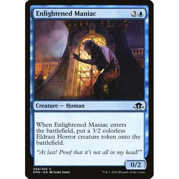 Magic: The Gathering Enlightened Maniac (058) Near Mint