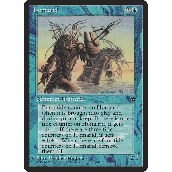 Magic: The Gathering Homarid (Hudson) (019b) Near Mint