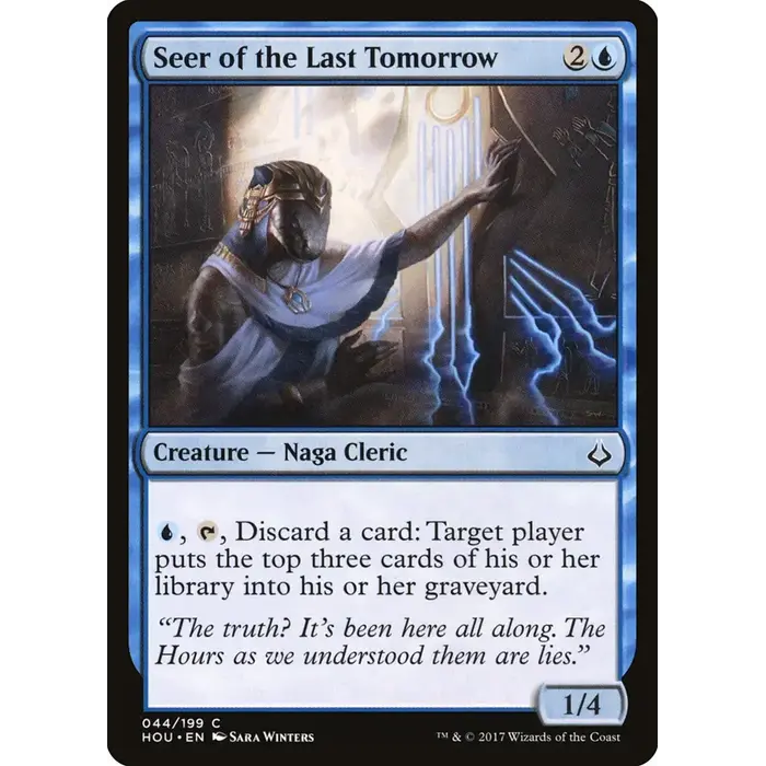 Magic: The Gathering Seer of the Last Tomorrow (044) Near Mint