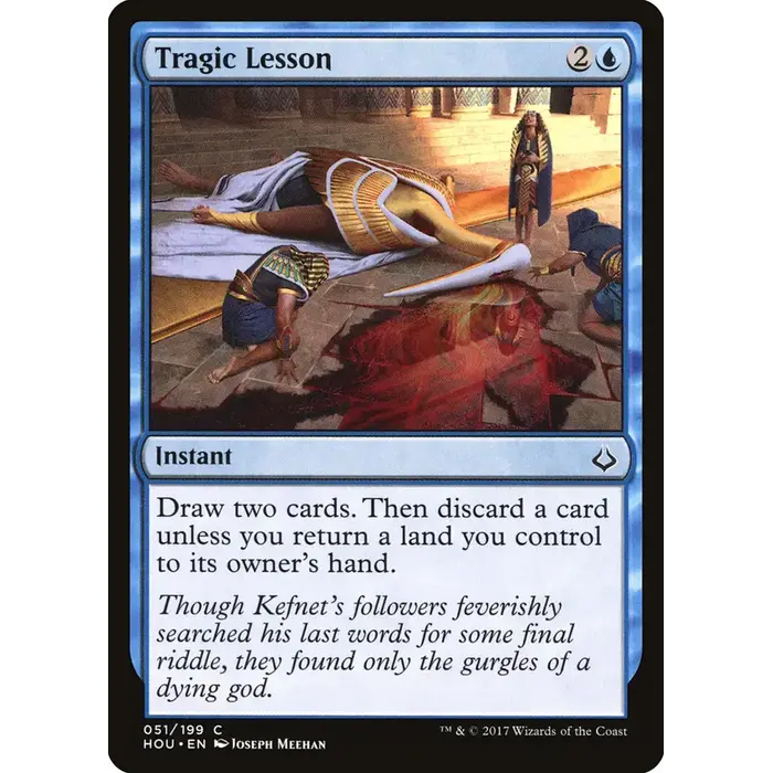 Magic: The Gathering Tragic Lesson (051) Near Mint