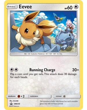Pokemon Eevee (SM235) Lightly Played Holofoil