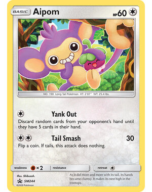 Pokemon Aipom (SM244) Near Mint