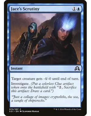 Magic: The Gathering Jace's Scrutiny (070) Near Mint