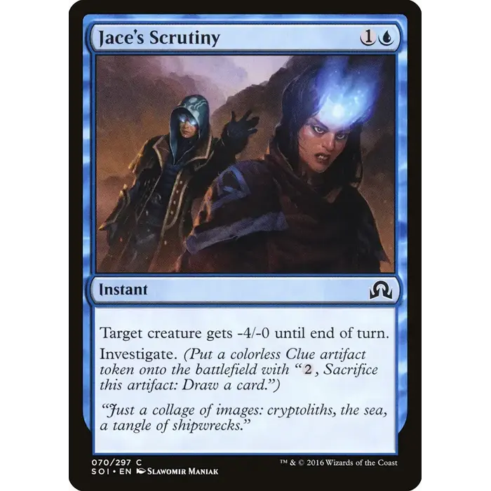 Magic: The Gathering Jace's Scrutiny (070) Near Mint