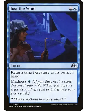 Magic: The Gathering Just the Wind (071) Near Mint
