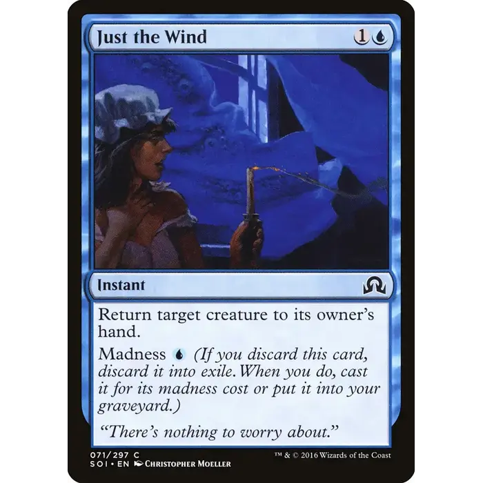 Magic: The Gathering Just the Wind (071) Near Mint