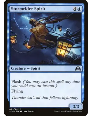 Magic: The Gathering Stormrider Spirit (091) Near Mint