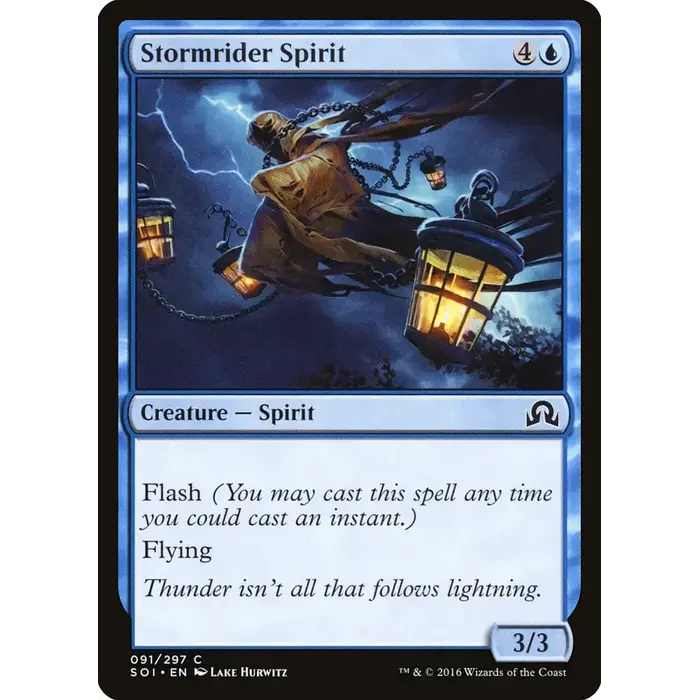 Magic: The Gathering Stormrider Spirit (091) Near Mint