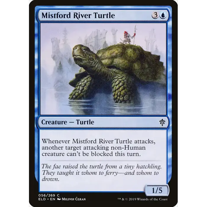 Magic: The Gathering Mistford River Turtle (056) Near Mint