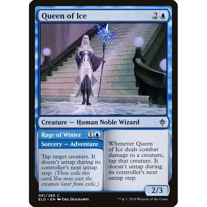 Magic: The Gathering Queen of Ice (061) Near Mint