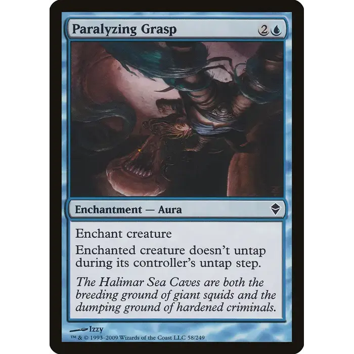 Magic: The Gathering Paralyzing Grasp (058) Near Mint