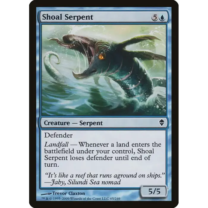 Magic: The Gathering Shoal Serpent (065) Near Mint