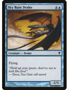 Magic: The Gathering Sky Ruin Drake (066) Near Mint