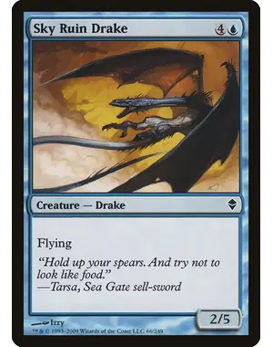 Magic: The Gathering Sky Ruin Drake (066) Near Mint