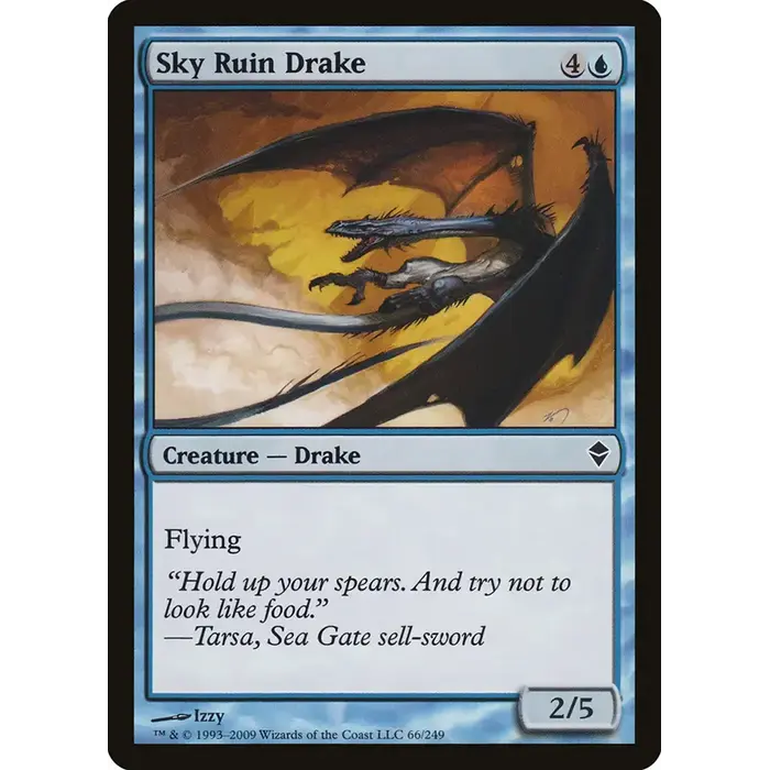 Magic: The Gathering Sky Ruin Drake (066) Near Mint