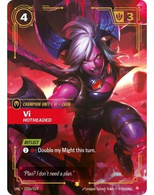 UVS Games Vi, Hotheaded (Alternate Art) (030a) Near Mint Foil