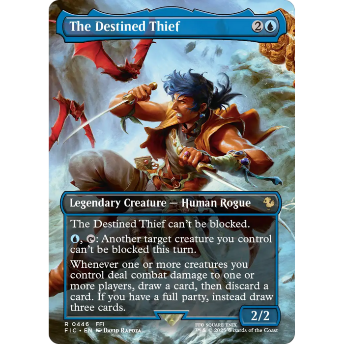 Magic: The Gathering The Destined Thief (Borderless) (446) Near Mint Foil
