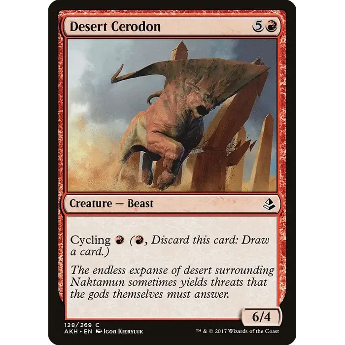 Magic: The Gathering Desert Cerodon (128) Near Mint