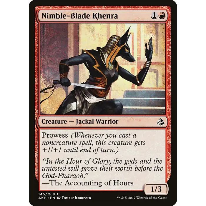 Magic: The Gathering Nimble-Blade Khenra (145) Near Mint