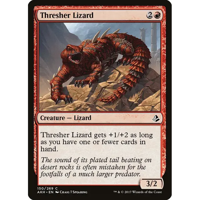 Magic: The Gathering Thresher Lizard (150) Near Mint