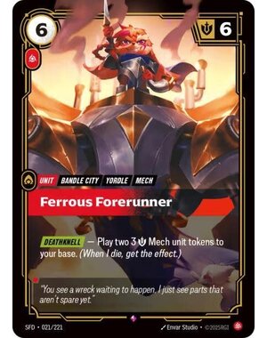 UVS Games Ferrous Forerunner (021) Near Mint Foil