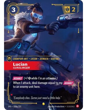 UVS Games Lucian, Gunslinger (Alternate Art) (028a) Near Mint Foil