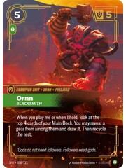 UVS Games Ornn, Blacksmith (058) Near Mint Foil