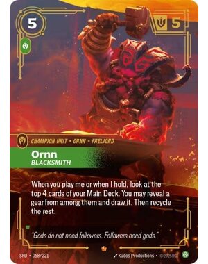 UVS Games Ornn, Blacksmith (058) Near Mint Foil