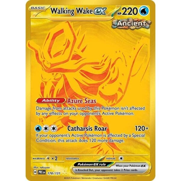 Pokemon Walking Wake ex (178) Lightly Played Holofoil