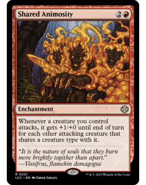 Magic: The Gathering Shared Animosity (231) Lightly Played