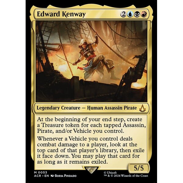 Magic: The Gathering Edward Kenway (053) Lightly Played