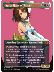 Magic: The Gathering Yuna, Hope of Spira (Borderless) (404) Near Mint Foil